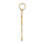 14K Filigree Cross Charm - Image 2
