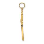 14K Cross with Filigree Center Charm - Image 2