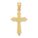 14K with Arrow Pointed Ends Crucifix Charm - Image 4