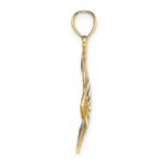 14K Blue Enameled Angelfish Charm - Image 2