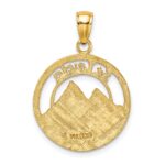 14K ST. LUCIA Twin Pitons Charm - Image 4
