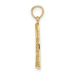 14K Small 90 MILES TO CUBA KEY WEST FL Charm - Image 2