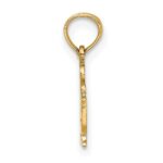 14K Polished  I HEART SWIMMING Charm - Image 2