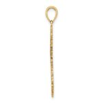 14K Textured BARBADOS Map Charm - Image 2