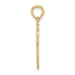 14K #1 Script GRANDMA In Heart Charm - Image 2