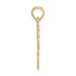 14K #1 NANA  in Heart Charm - Image 2