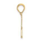 14K #1 PAPA  Cut-out Charm - Image 2