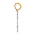 14K Polished #1 SIS Charm - Image 2
