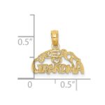 14K GREAT GRANDMA with Heart Charm - Image 3