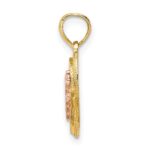 14k Two-Tone MOM Heart Charm - Image 2