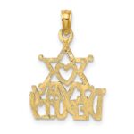 14k I HEART MY SHERIFF Charm - Image 4