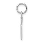 14k White Gold RN Registered Nurse Charm - Image 2