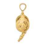 14K 3-D Fishing Reel with Moveable Handle Charm - Image 2