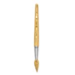 14K and White Rhodium  3-D Water Paint Brush Charm - Image 4