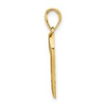14K Polished -X- and Heart Pendant - Image 2