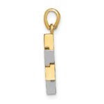 14K Two-Tone Star Of David Charm - Image 2