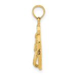 14K ST. GEORGE ISLAND Reversible Flip Flops Pendant - Image 2