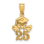 14K Graduation Cap and Diploma 25 Charm