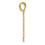 14K Polished Vertical 2025 Charm - Image 2
