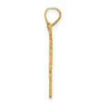 14K Polished Vertical 2026 Charm - Image 2