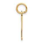 14k Small Elongated Number 2 Charm - Image 2