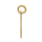 14k Small Elongated Number 15 Charm - Image 2