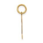 14k Medium Polished Number 2 Charm - Image 2