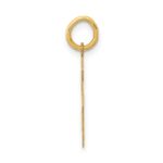 14k Medium Polished Number 6 Charm - Image 2