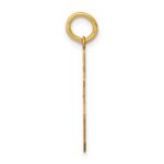 14k Medium Polished Number 16 Charm - Image 2