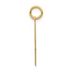 14k Medium Polished Number 53 Charm - Image 2