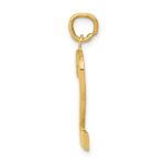14k  Large Polished Number 2 Charm - Image 2