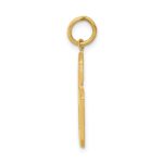 14k  Large Polished Number 6 Charm - Image 2