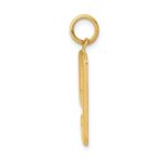 14k  Large Polished Number 9 Charm - Image 2