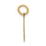14k Small Polished Number 4 Charm - Image 2