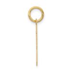 14k Small Polished Number 13 Charm - Image 2