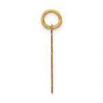14k Small Polished Number 50 Charm - Image 2
