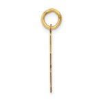 14k Small Polished Number 78 Charm - Image 2