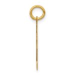 14k Small Polished Number 92 Charm - Image 2