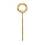 14k Medium Satin Number 9 Charm - Image 2