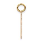 14k Small Satin Number 16 Charm - Image 2
