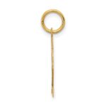 14k Small Satin Number 22 Charm - Image 2