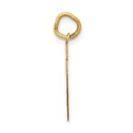 14k Small Satin Number 27 Charm - Image 2