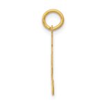 14k Small Satin Number 91 Charm - Image 2