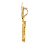 14k Laser Cut Deer Head Omega Slide - Image 2