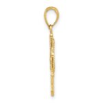 14k Polished 4-Way Medal Pendant - Image 2