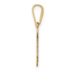 14K Polished Chai Pendant - Image 2