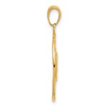 14k Diamond-cut Sun with Moon and Stars Charm - Image 2