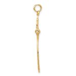 14k Filigree Charm Holder Pendant - Image 2