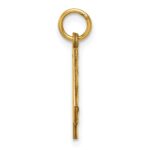 14k Medium Diamond-cut Number 4 Charm - Image 2