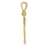 14k Medium Diamond-cut Number 22 Charm - Image 2